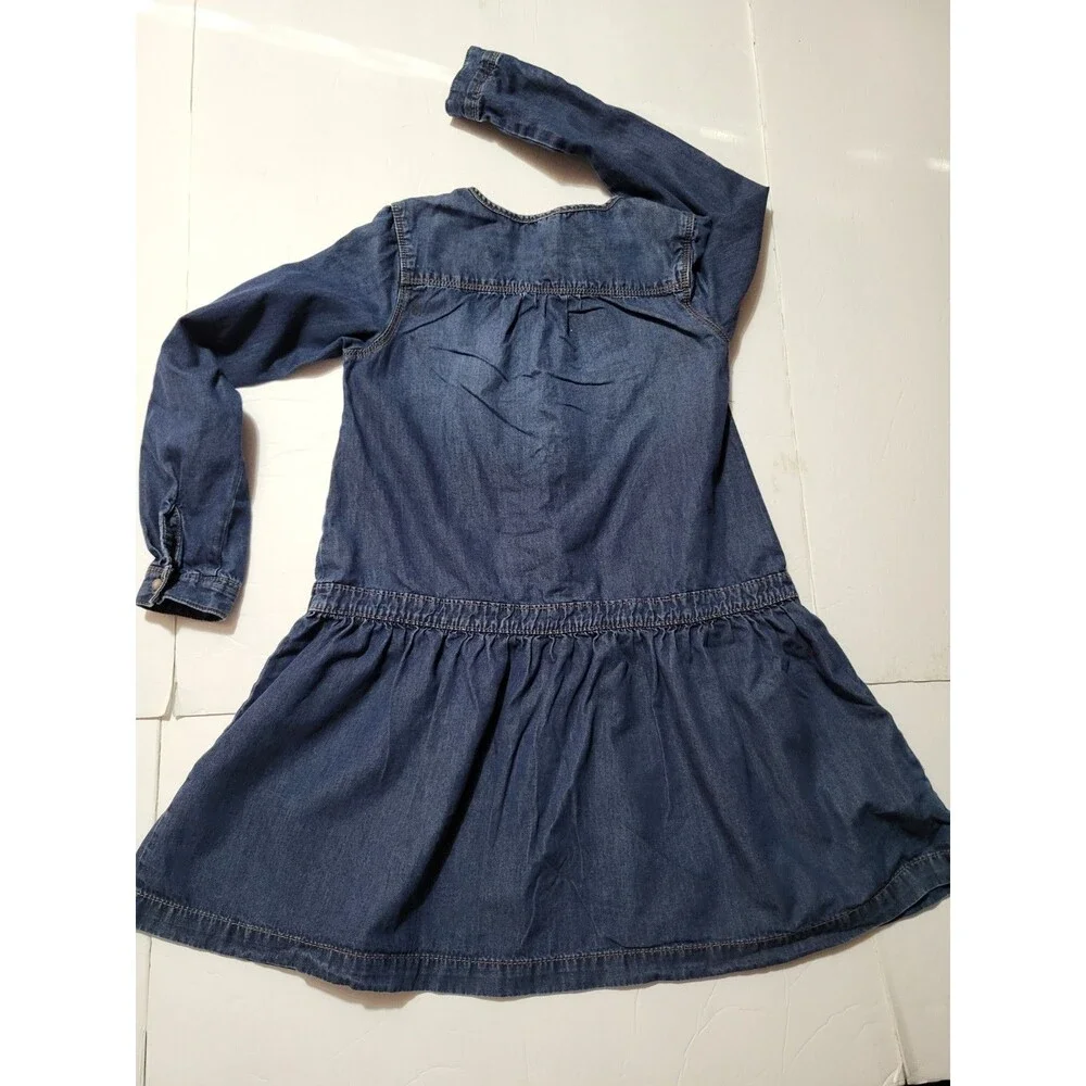 (#2) Oshkosh B'Gosh Girls  Blue Denim Dress Size 12